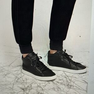 Rag & Bone Kent High Top Leather Sneakers Size 10 Streetwear